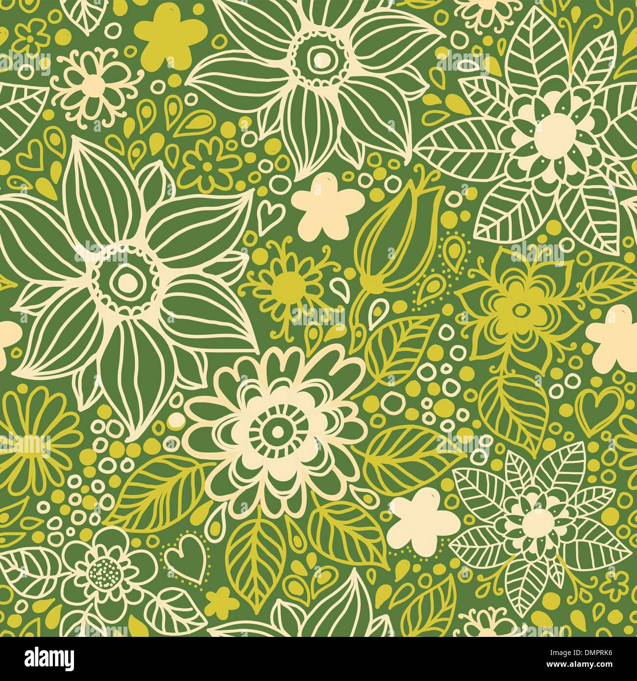 Nahtlose Textur mit Blumen Stock Vektor