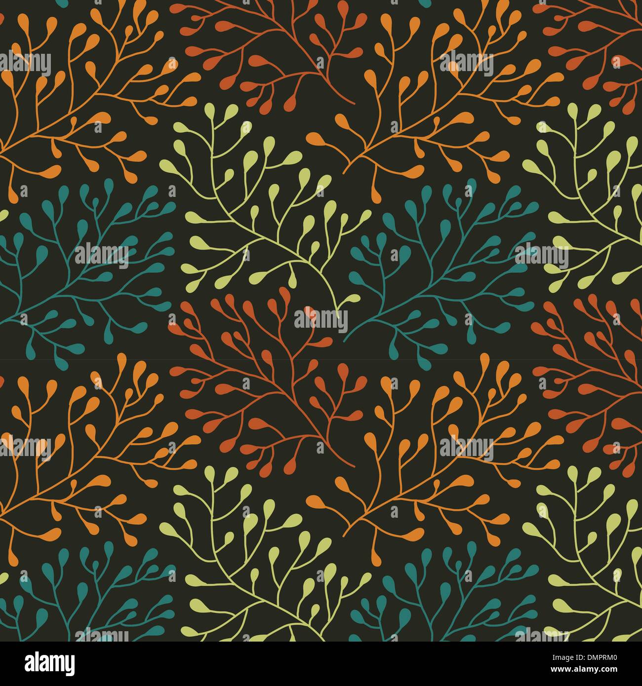 Nahtlose Textur mit Blumen Stock Vektor