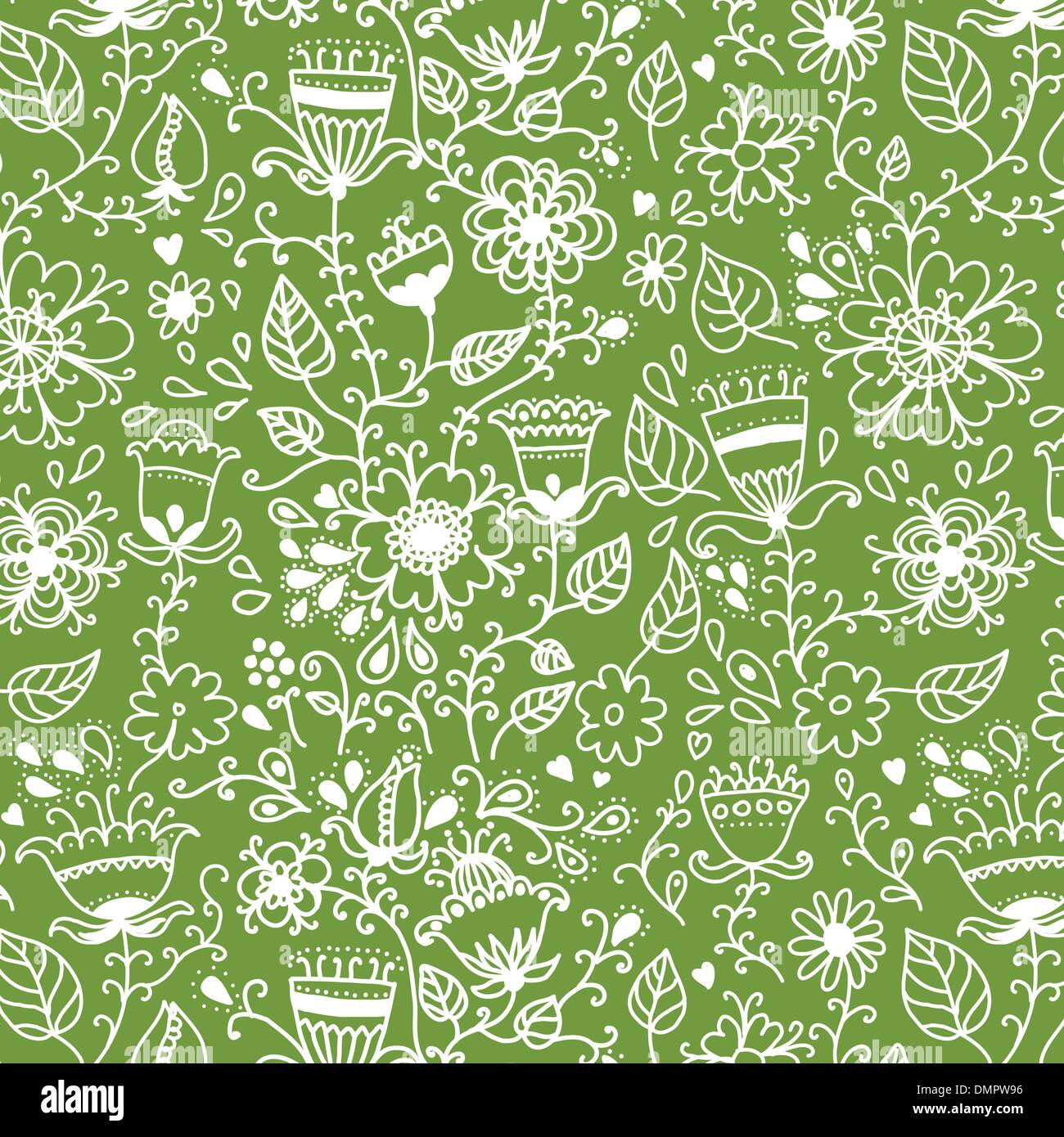 Nahtlose Textur mit Blumen Stock Vektor