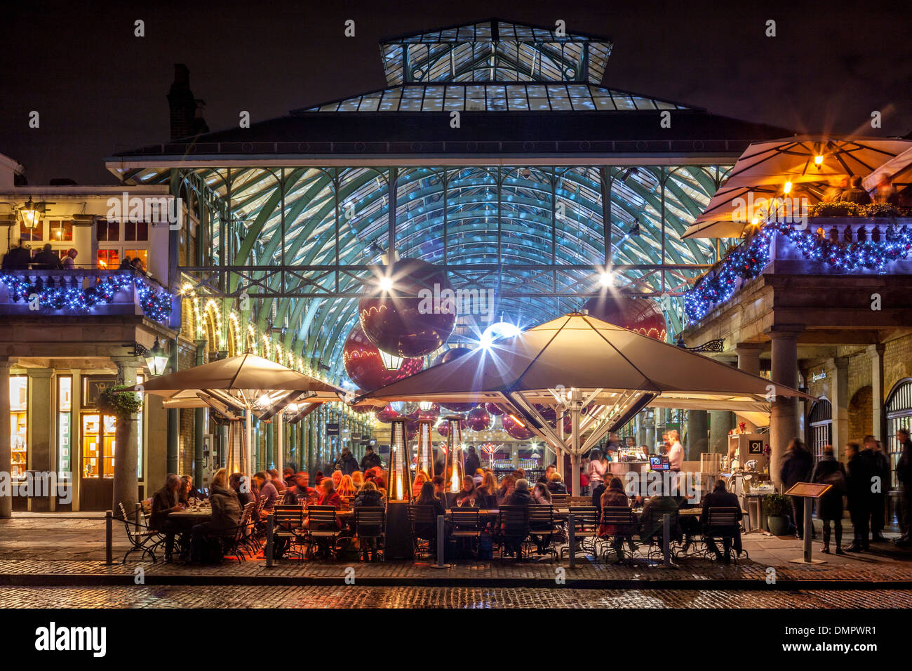 Cafe/Restaurant, Covent Garden Piazza, London, England Stockfoto