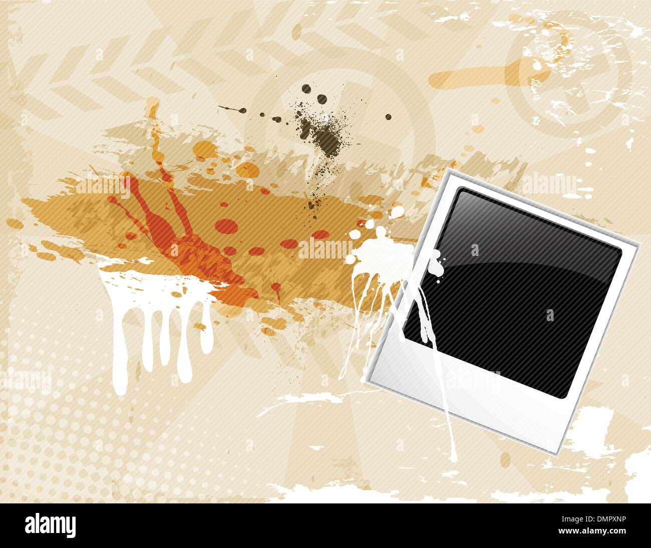 die Vector Grunge braunen Hintergrund Eps 10 Stock Vektor