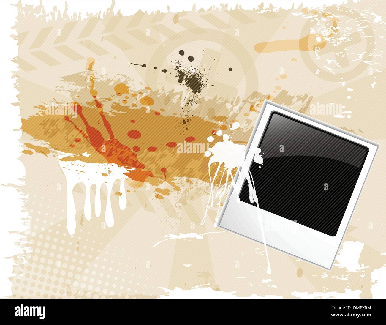 die Vector Grunge braunen Hintergrund Eps 10 Stock Vektor