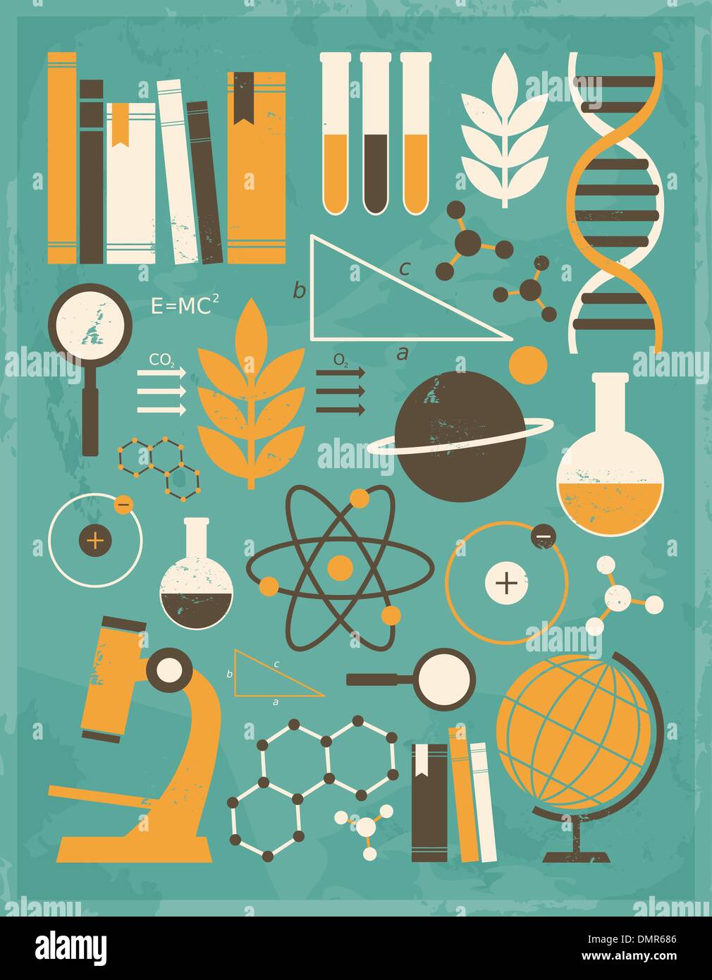 Wissenschaft und Bildung-Sammlung Stock Vektor