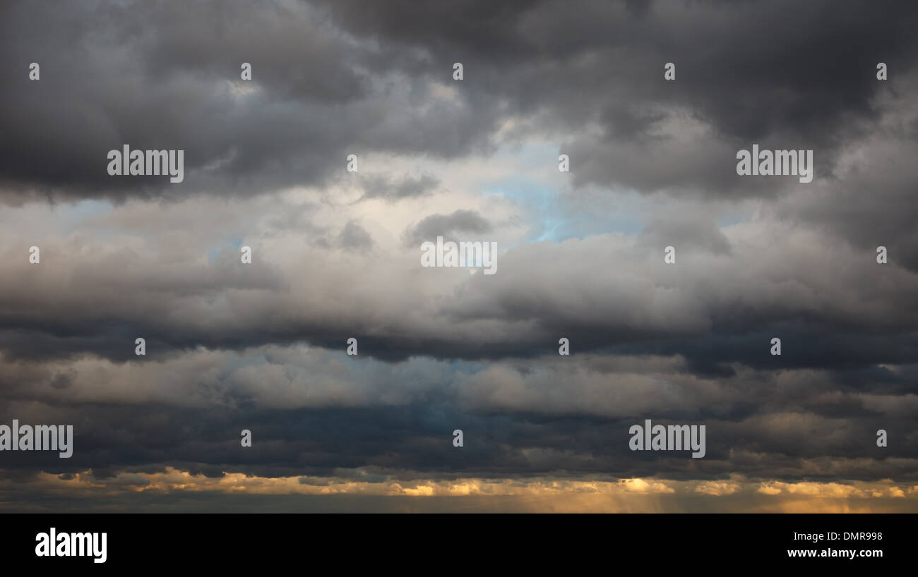 Natürlichen Hintergrund: Gewitterhimmel Stockfoto