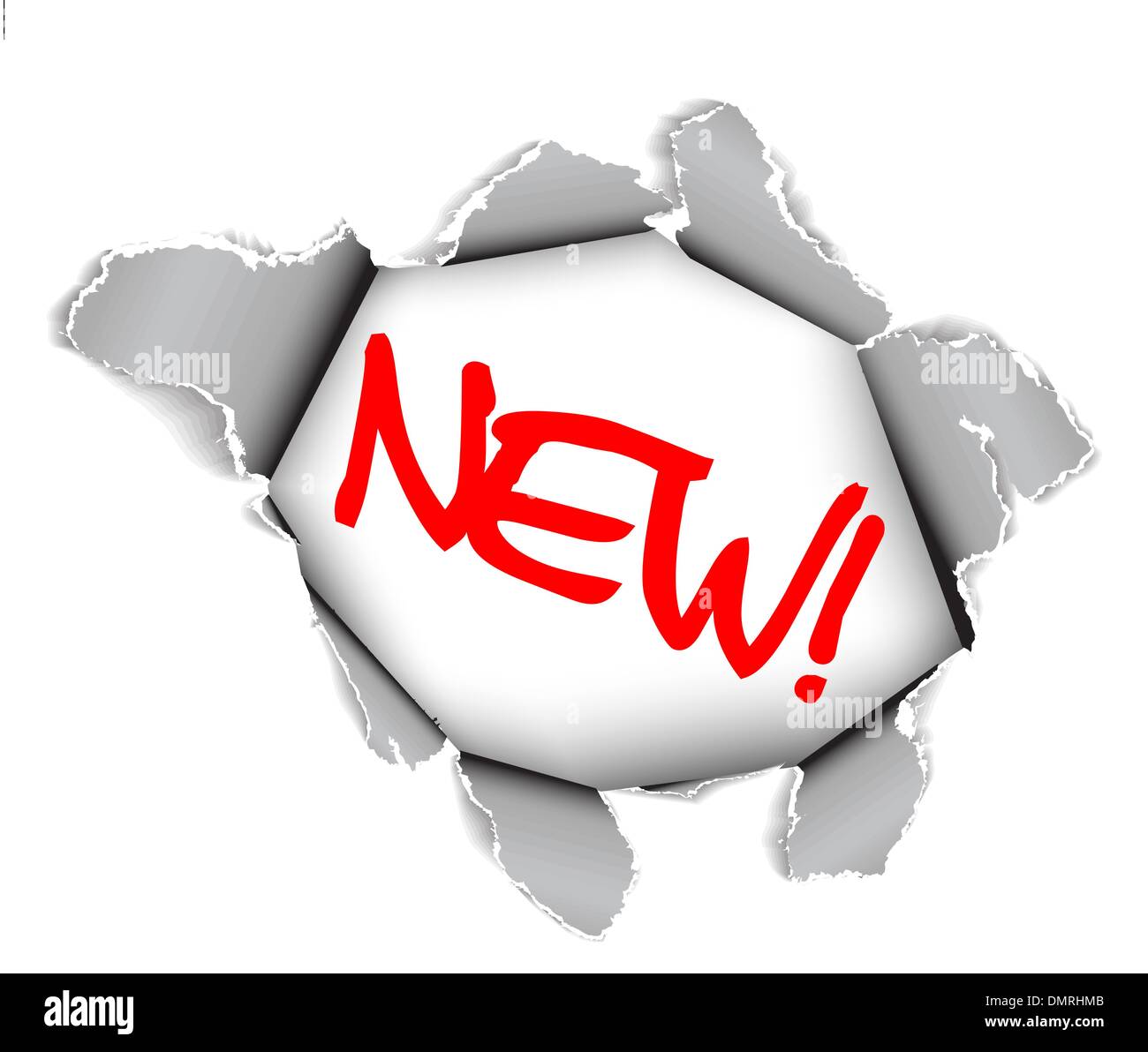 Neues label Stock Vektor