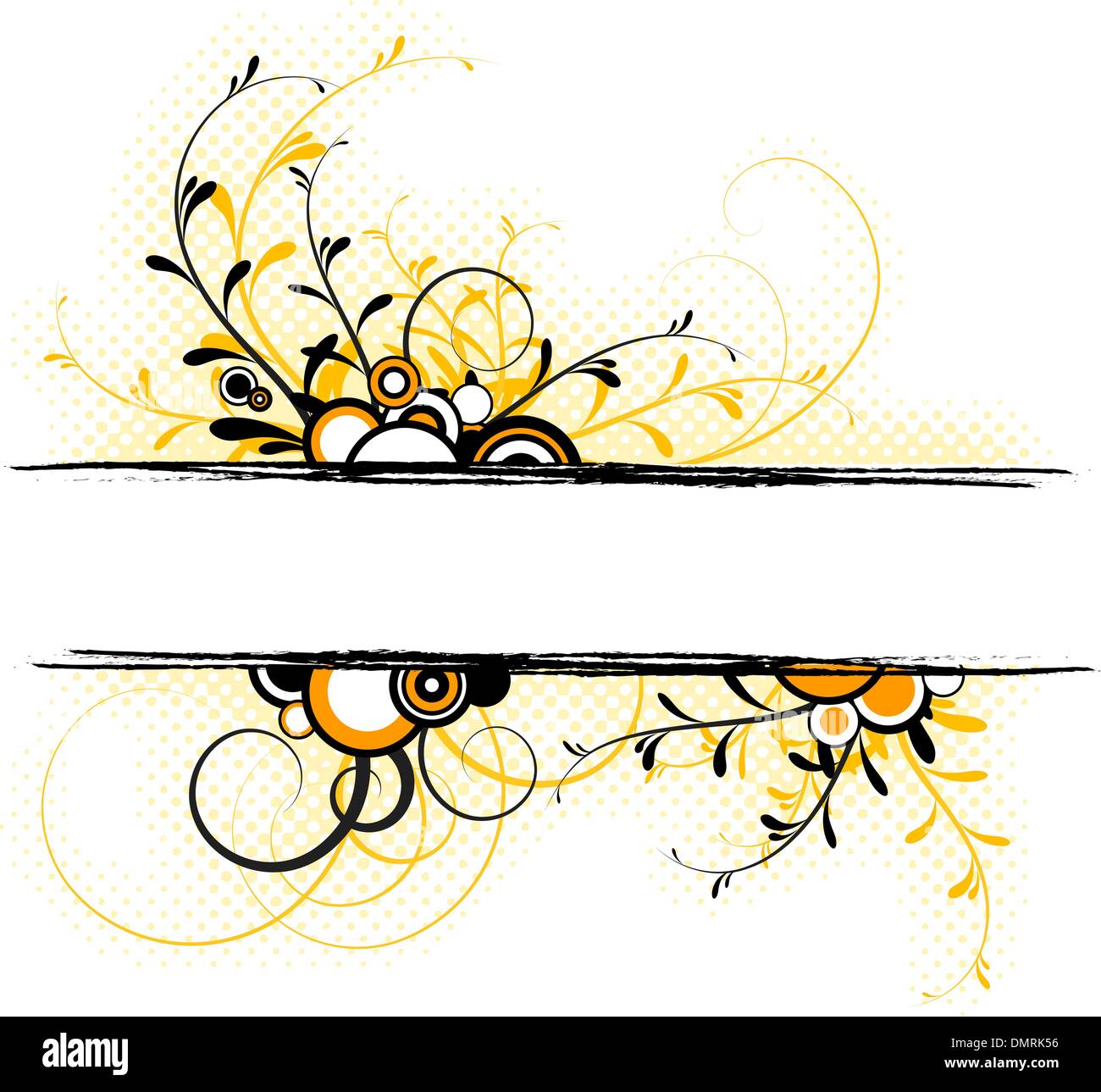 Abstrakte Blumen Hintergrund Stock Vektor