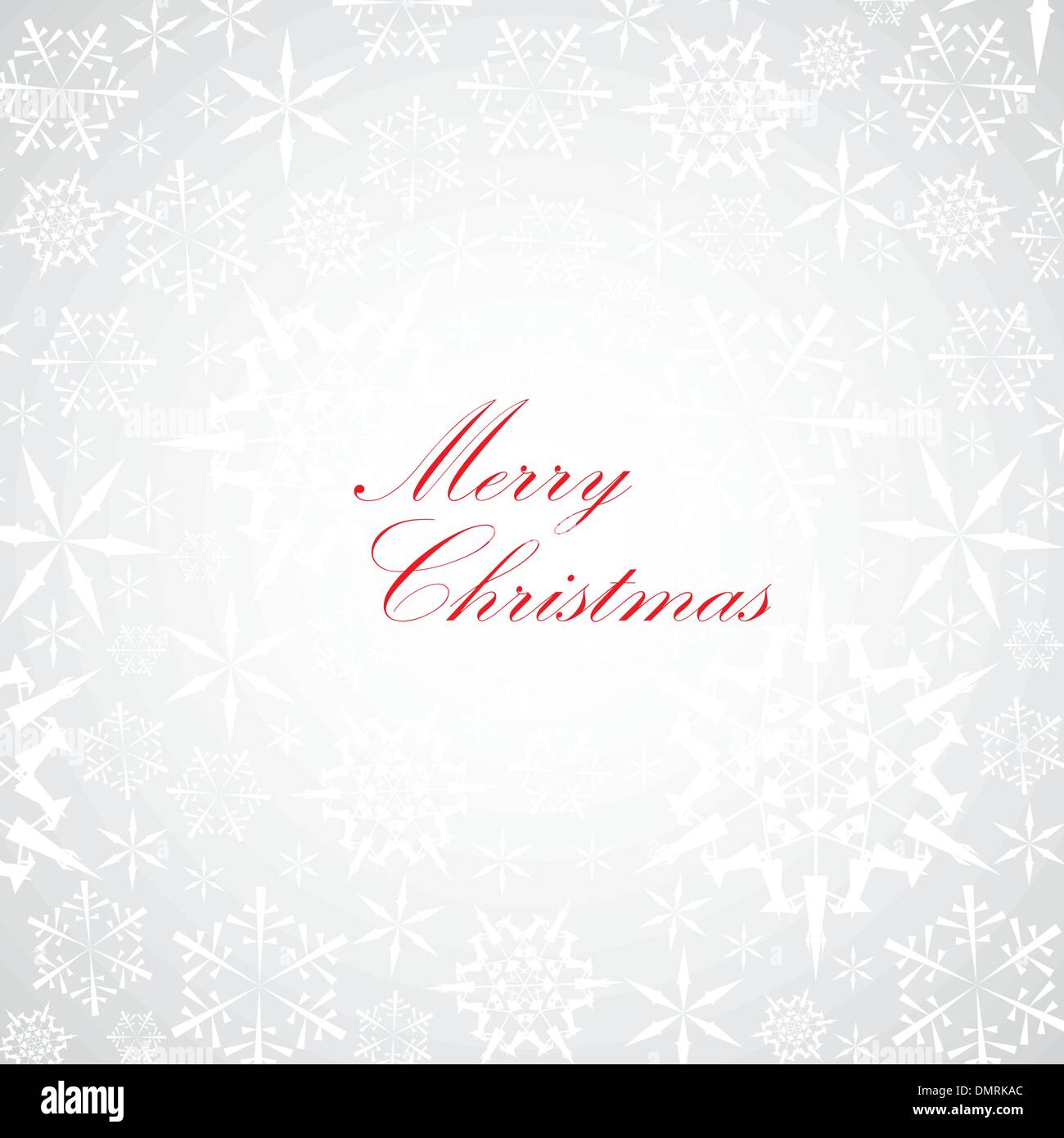 Weihnachtskarte mit rotem text Stock Vektor