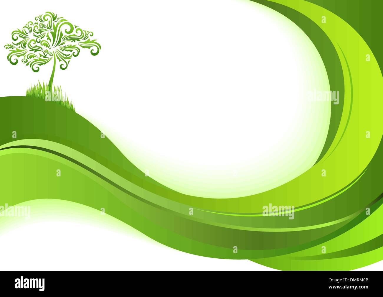 Natare Hintergrund. Eco-Konzept Stock Vektor