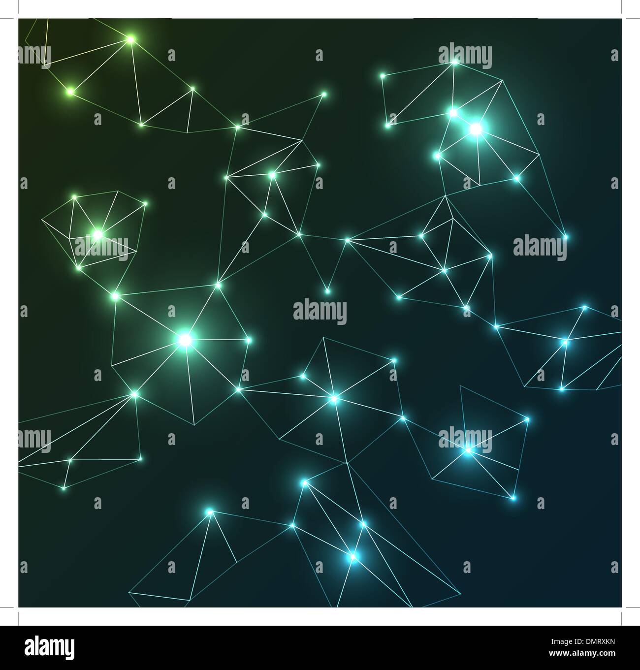 Vektor abstrakten farbigen Hintergrund mit Lichtern und Linien Stock Vektor