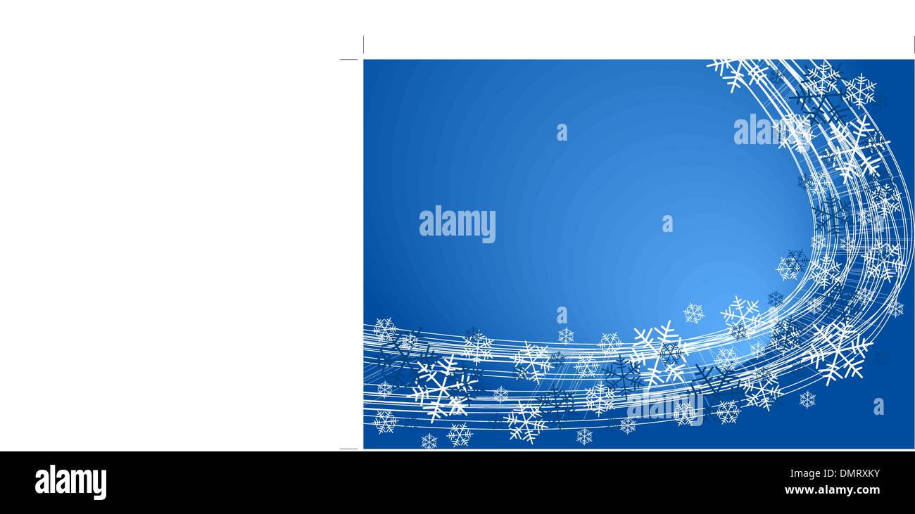 Snow flakes Hintergrund Stock Vektor