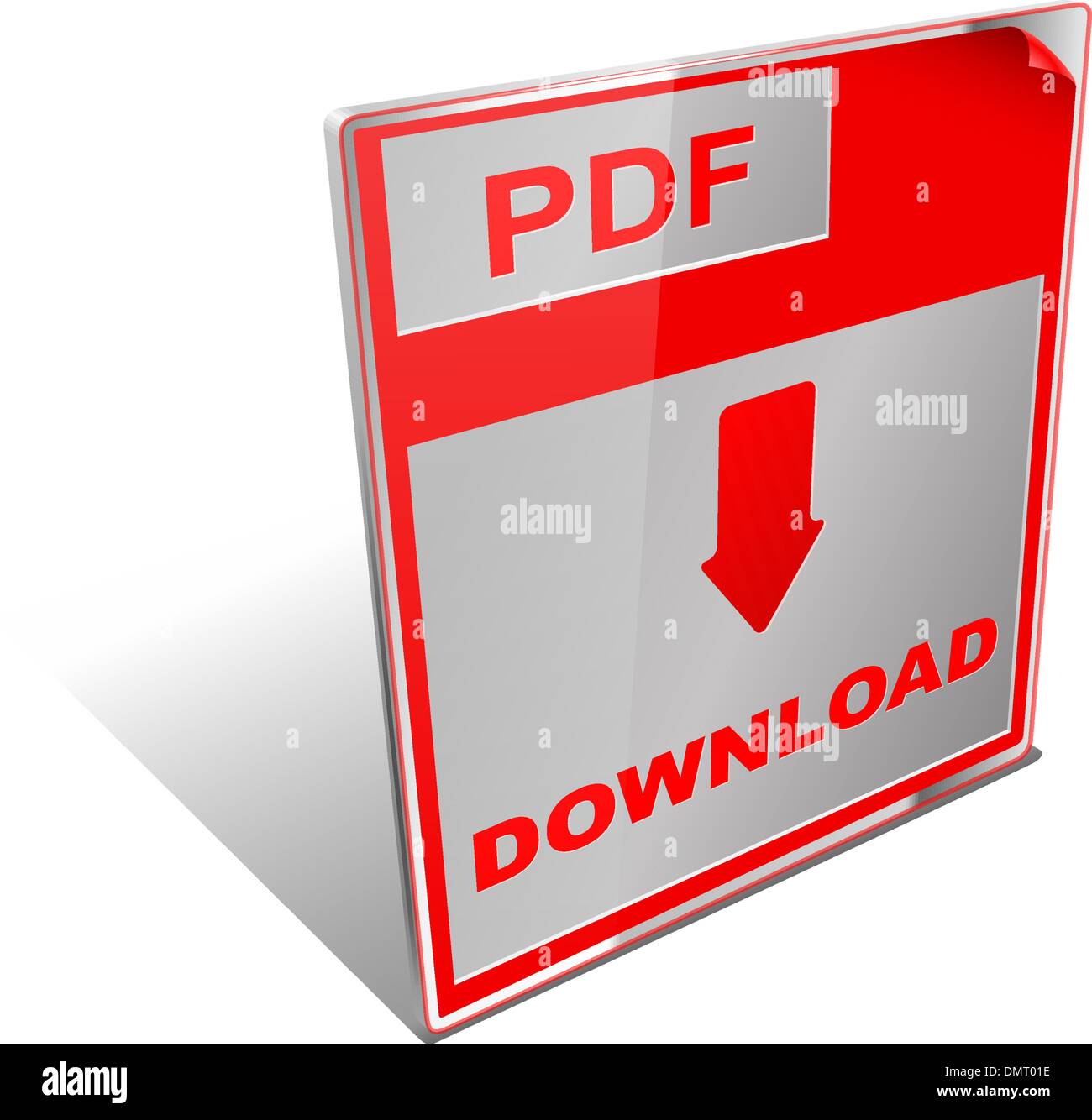 PDF-download Stock Vektor