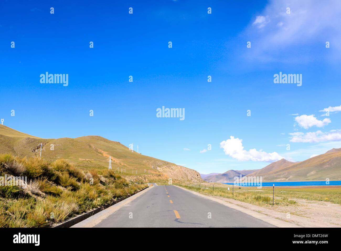 Autobahn in der Nähe von Mai Chau Town, Hoa Binh Provinz, Vietnam Stockfoto