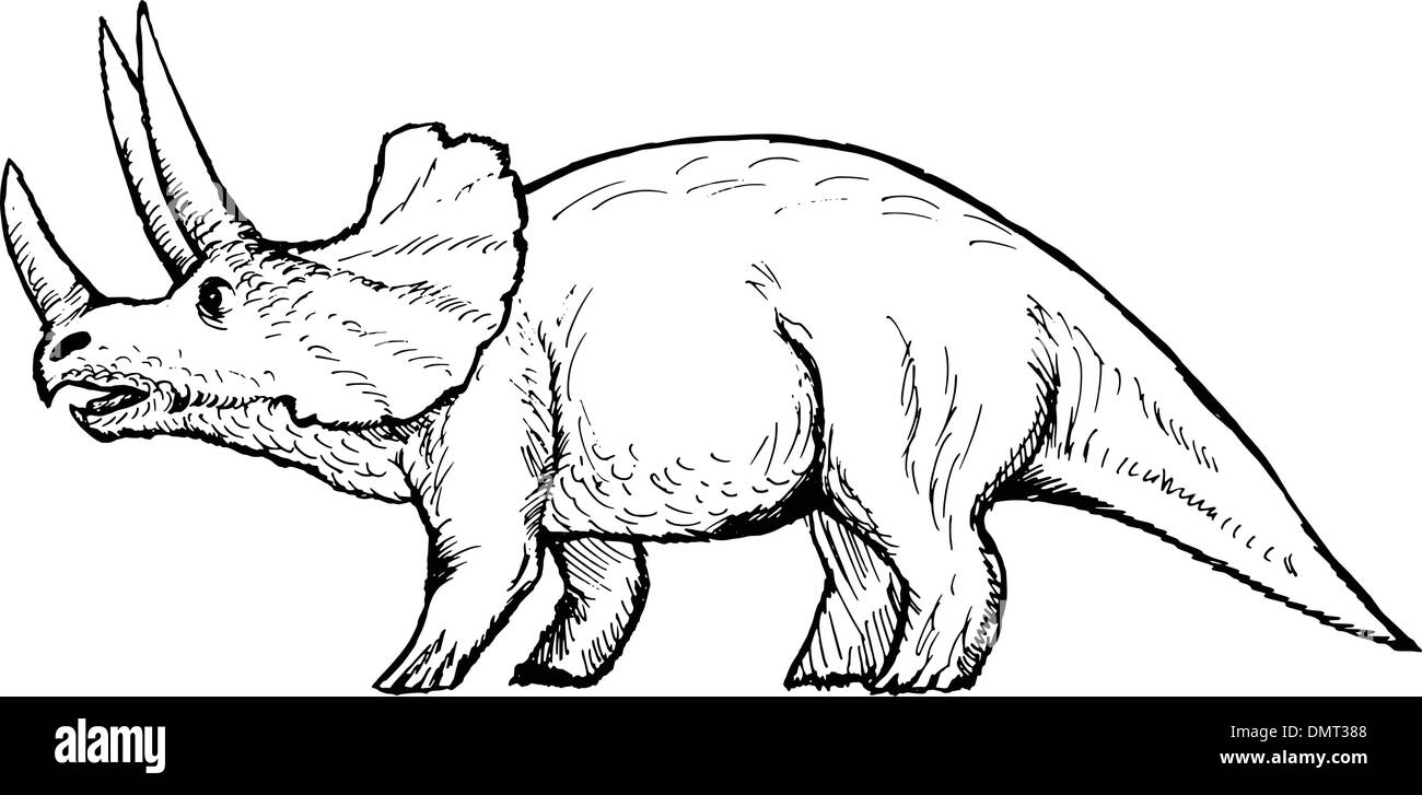 Triceratops Stock Vektor