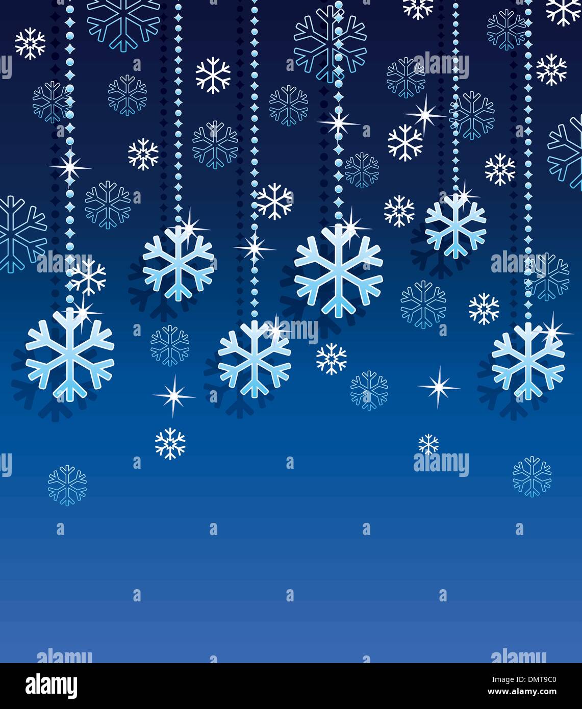 abstrakte Winter Hintergrund Stock Vektor
