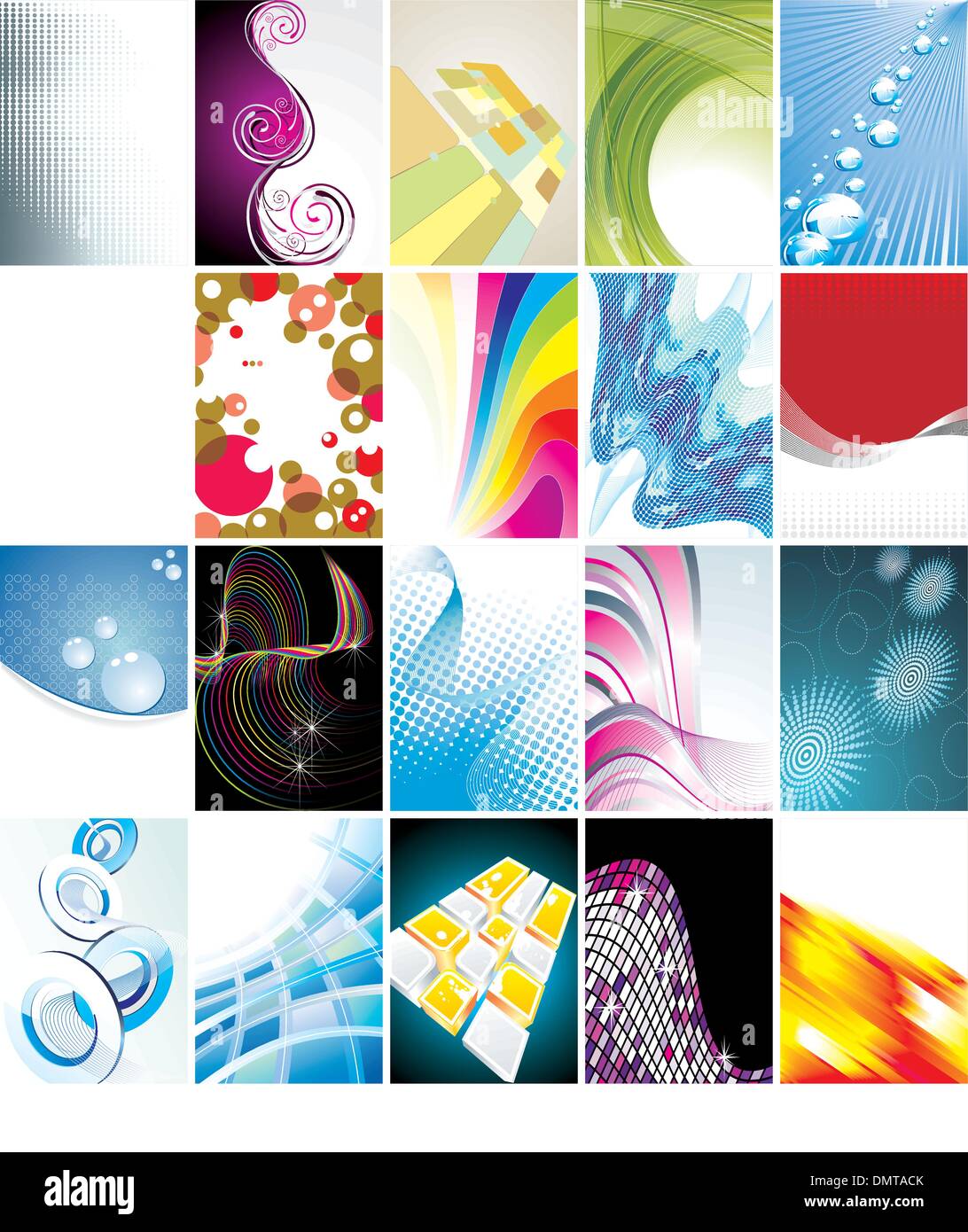 Visitenkarte-Sammlung Stock Vektor