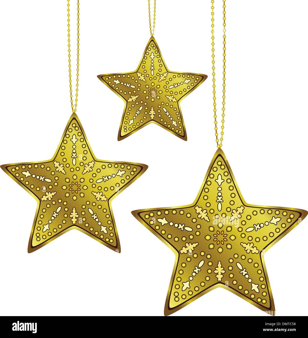 Vektor-"goldene Sterne" Stock Vektor