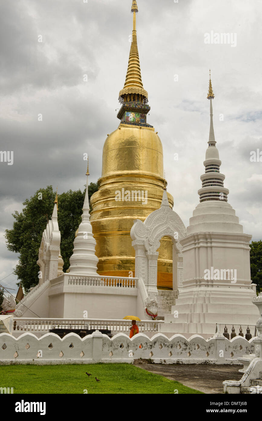 Wat Suan Dok und Mausoleum der königlichen Familie, Chiang Mai, Thailand Stockfoto