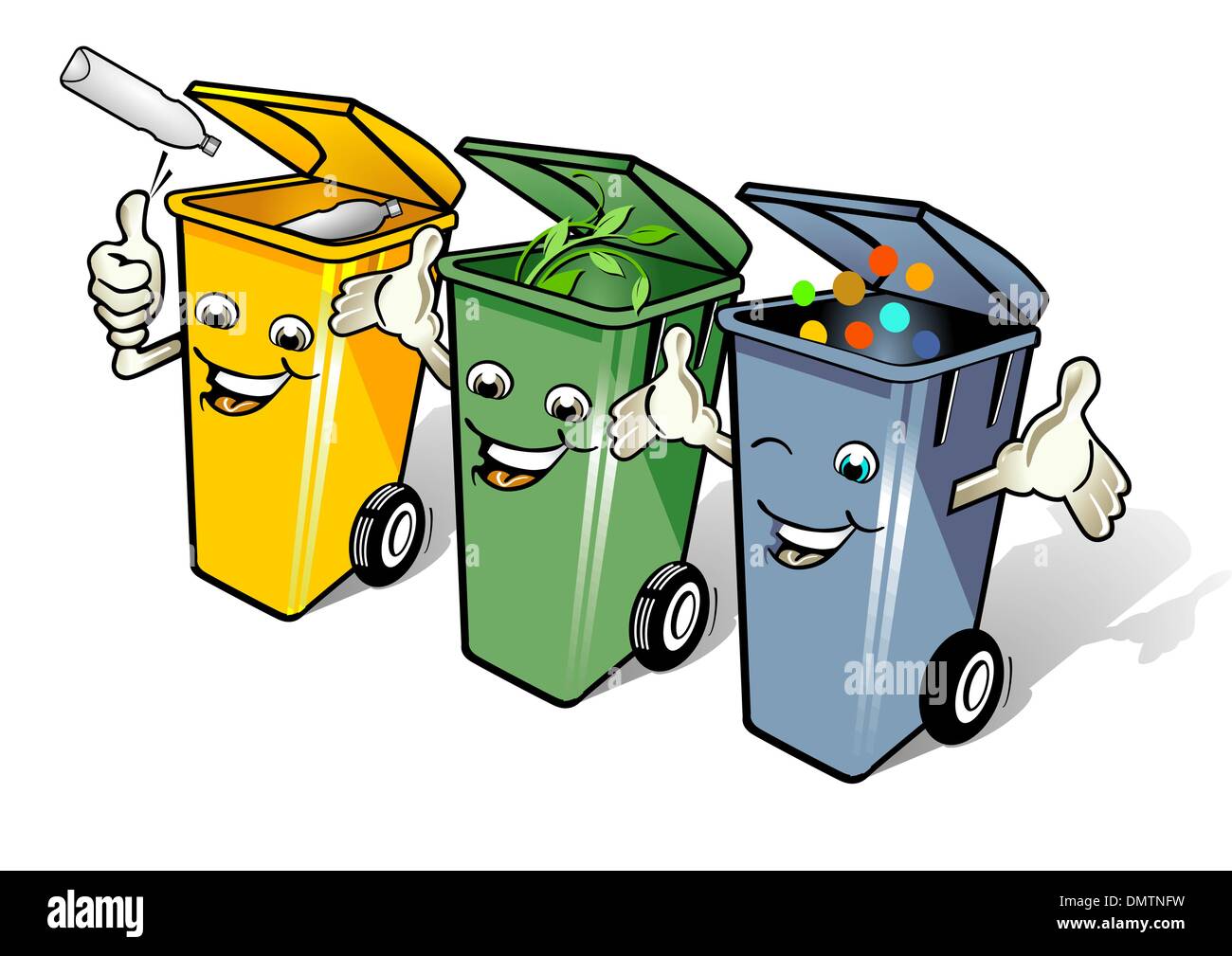 Abfälle entfernt Stock Vektor