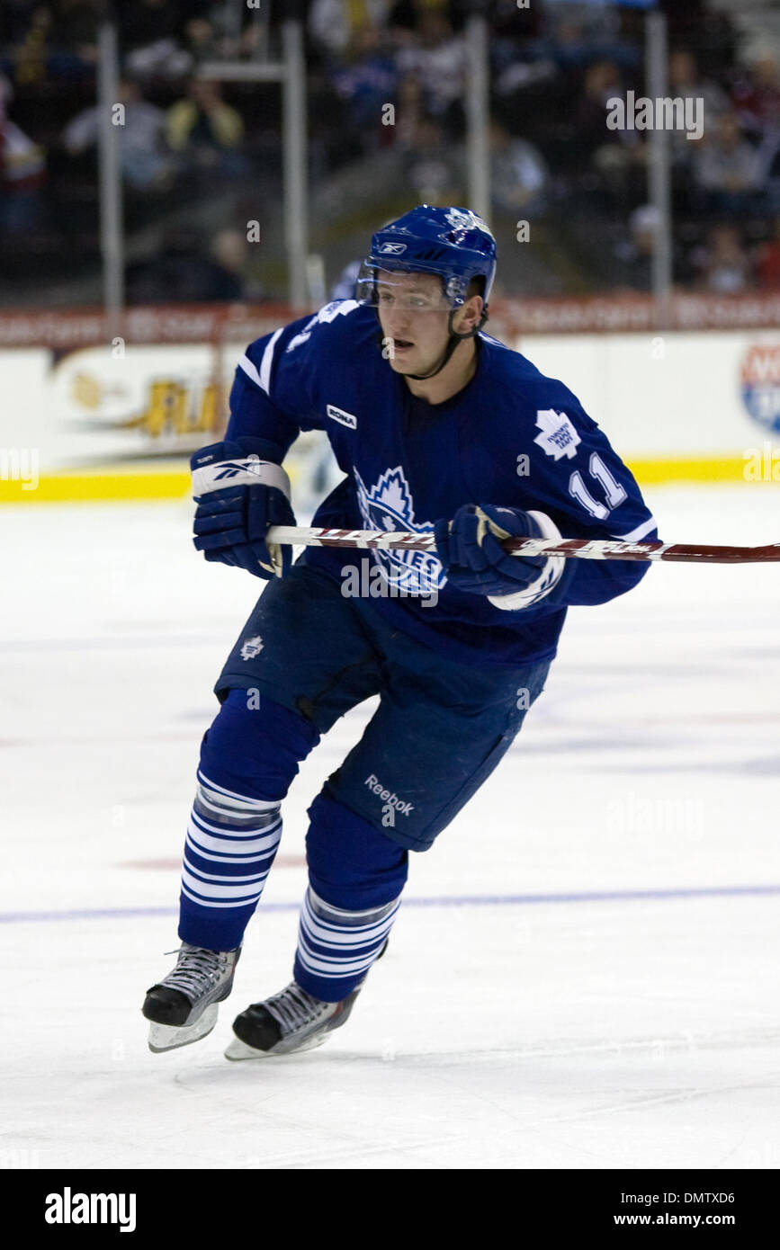 6. November 2009: Toronto Marlies Jiri Tlusty (11) in der ersten Periode.  Die Marlies besiegt die Monster 3-2 in diesem American Hockey League Spiel spielte in Quicken Loans Arena in Cleveland, OH... Obligatorische Credit: Frank Jansky / Southcreek Global (Kredit-Bild: © Frank Jansky/Southcreek Global/ZUMApress.com) Stockfoto