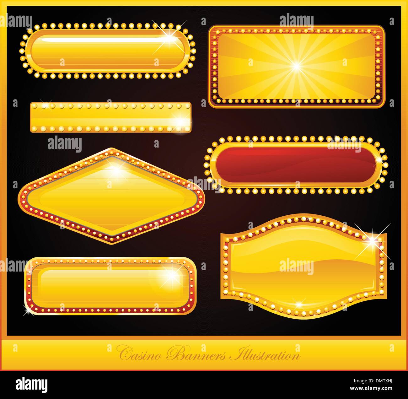 Casino-Zeichen Stock Vektor