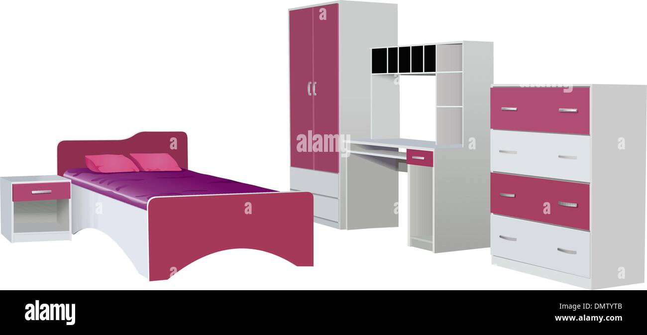 Kinderzimmer Stock Vektor