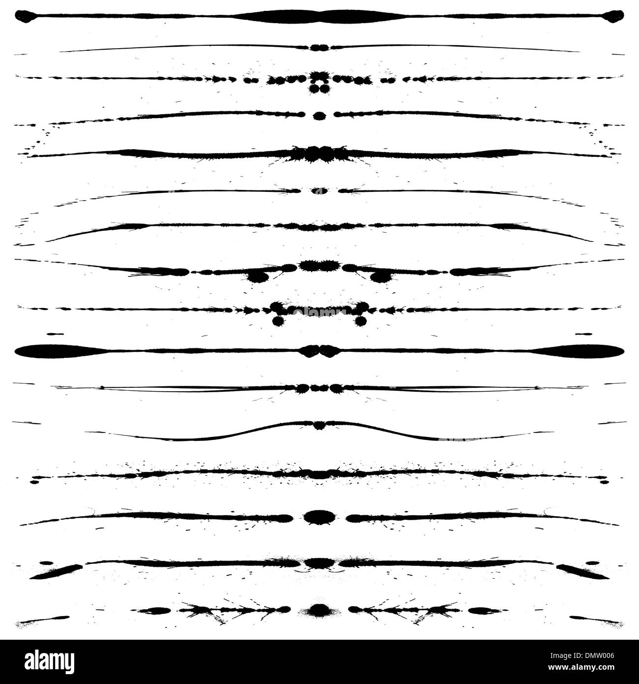 Grunge-Linien Stock Vektor