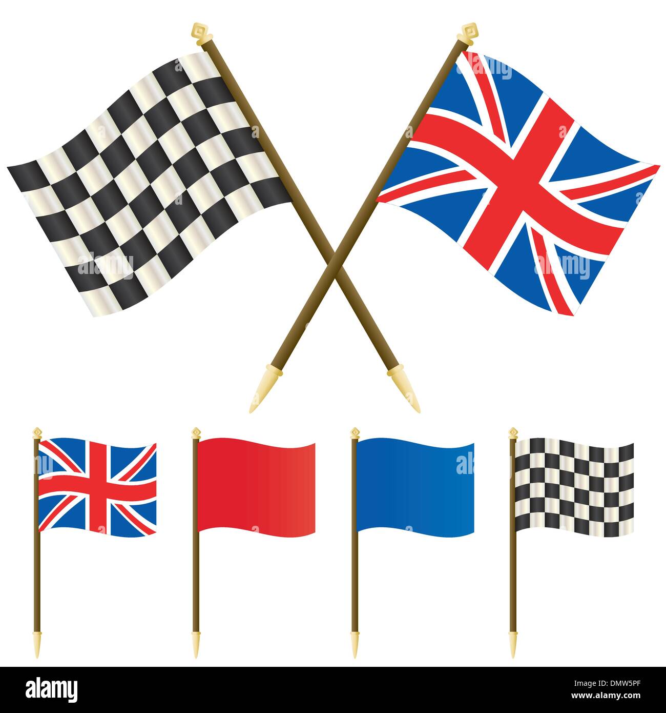 Großbritannien zu gewinnen Stock Vektor