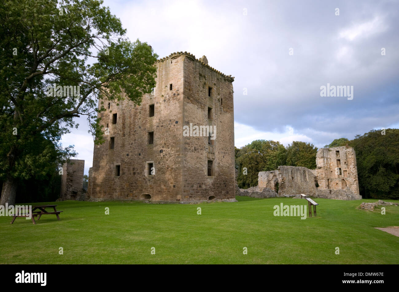 Spynie Palace historic Scotland Geschichte elgin Stockfoto