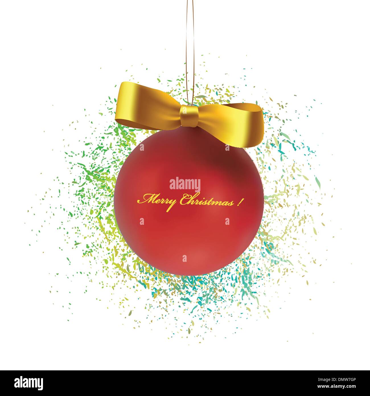 Weihnachtskarte (minimal) Stock Vektor