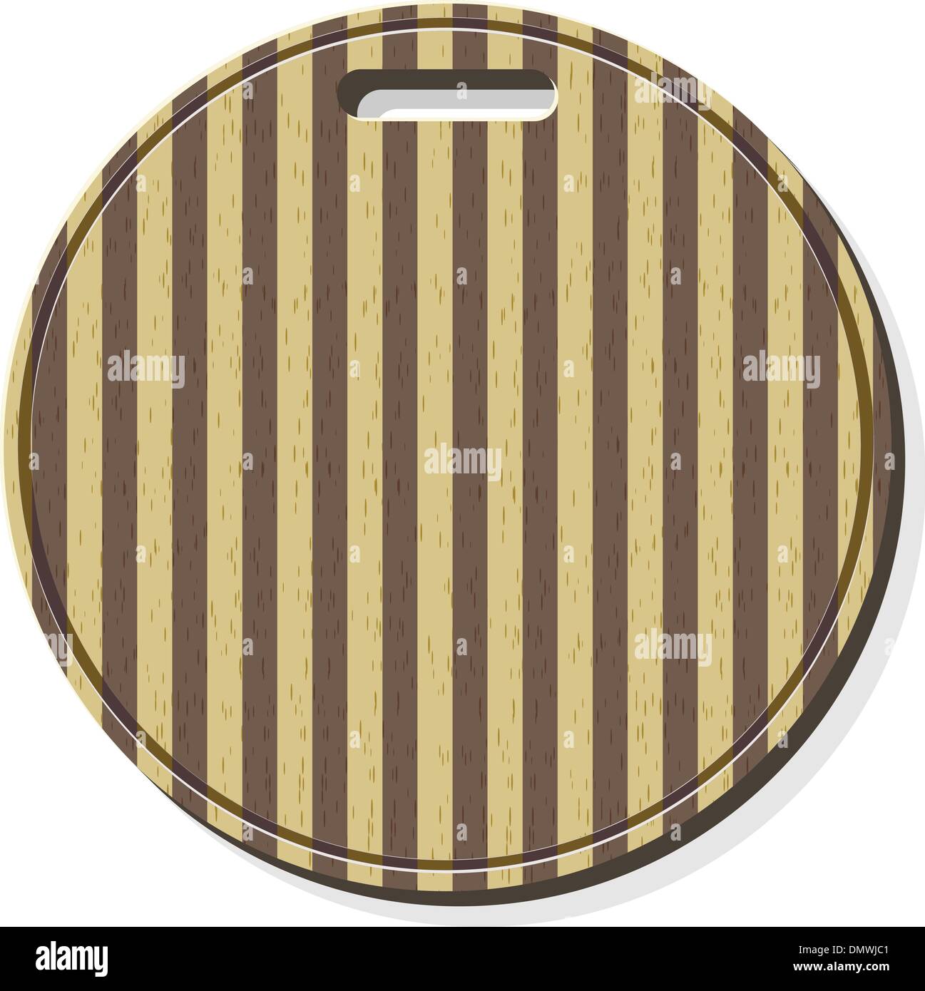 Vektor-Illustration ein Schneidebrett Stock Vektor