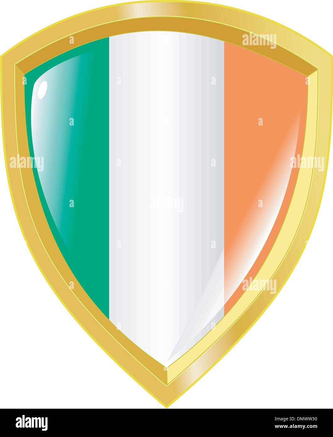 Emblem von Irland Stock Vektor