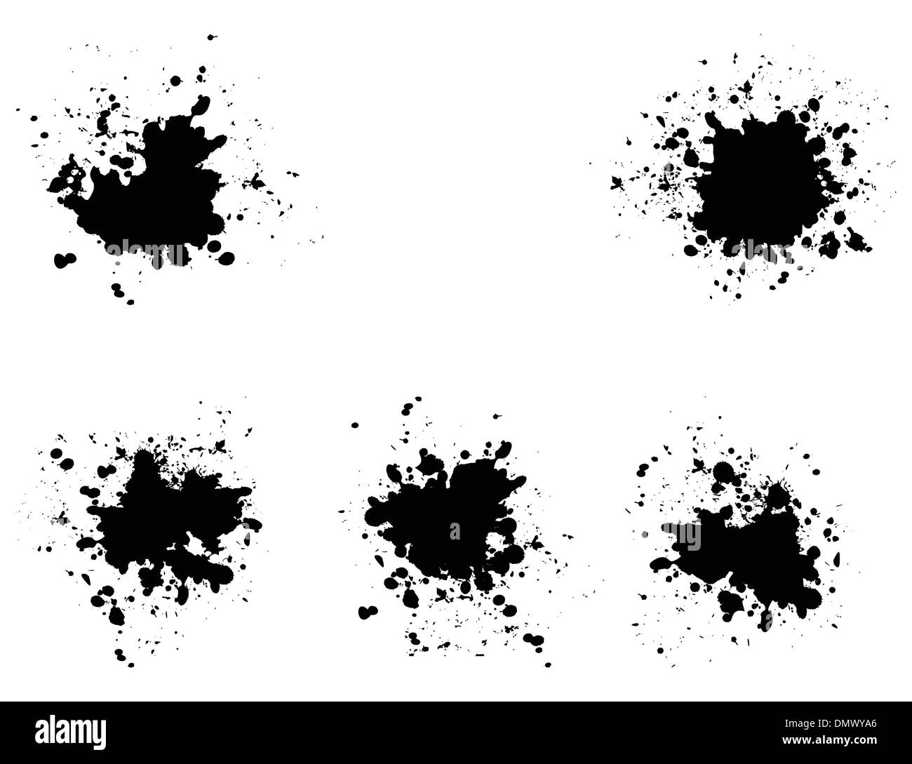 Schwarzer Fleck Stock Vektor