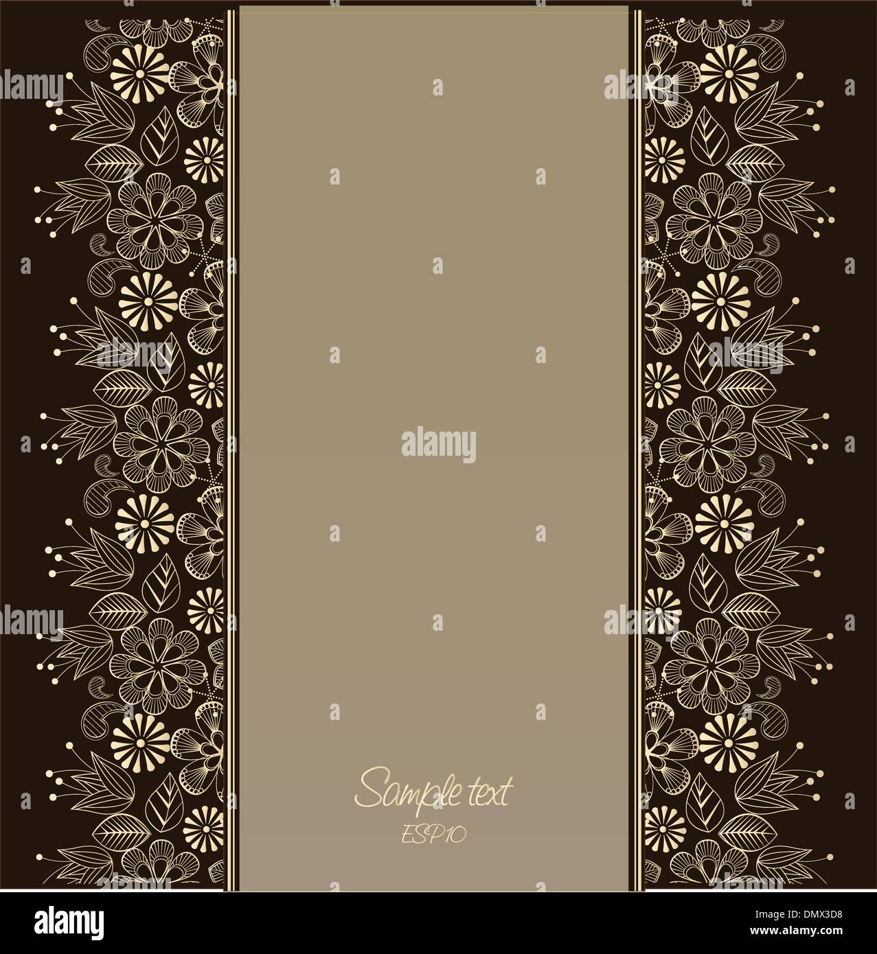 Blumenmotiv Stock Vektor