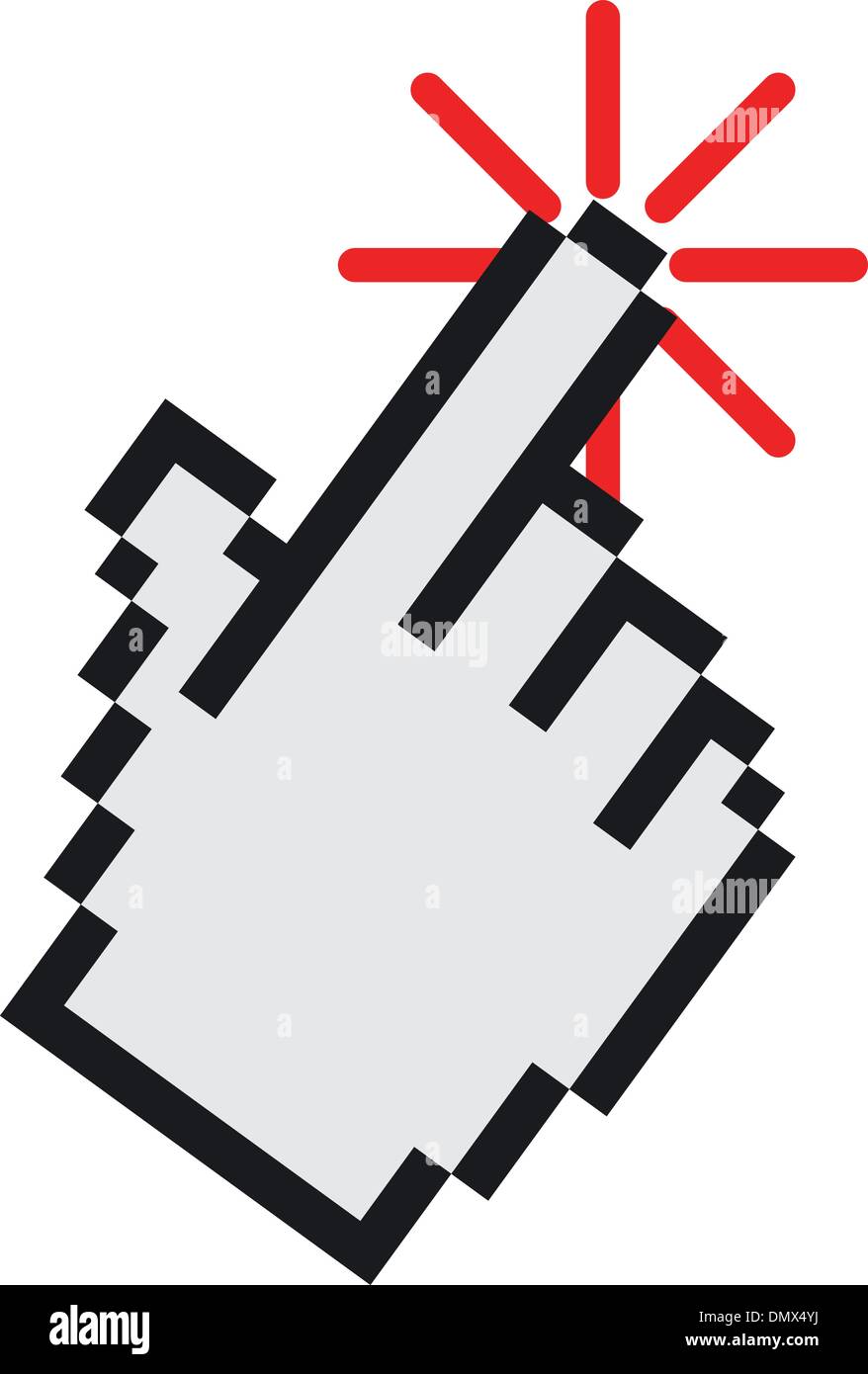 Hand-cursor Stock Vektor