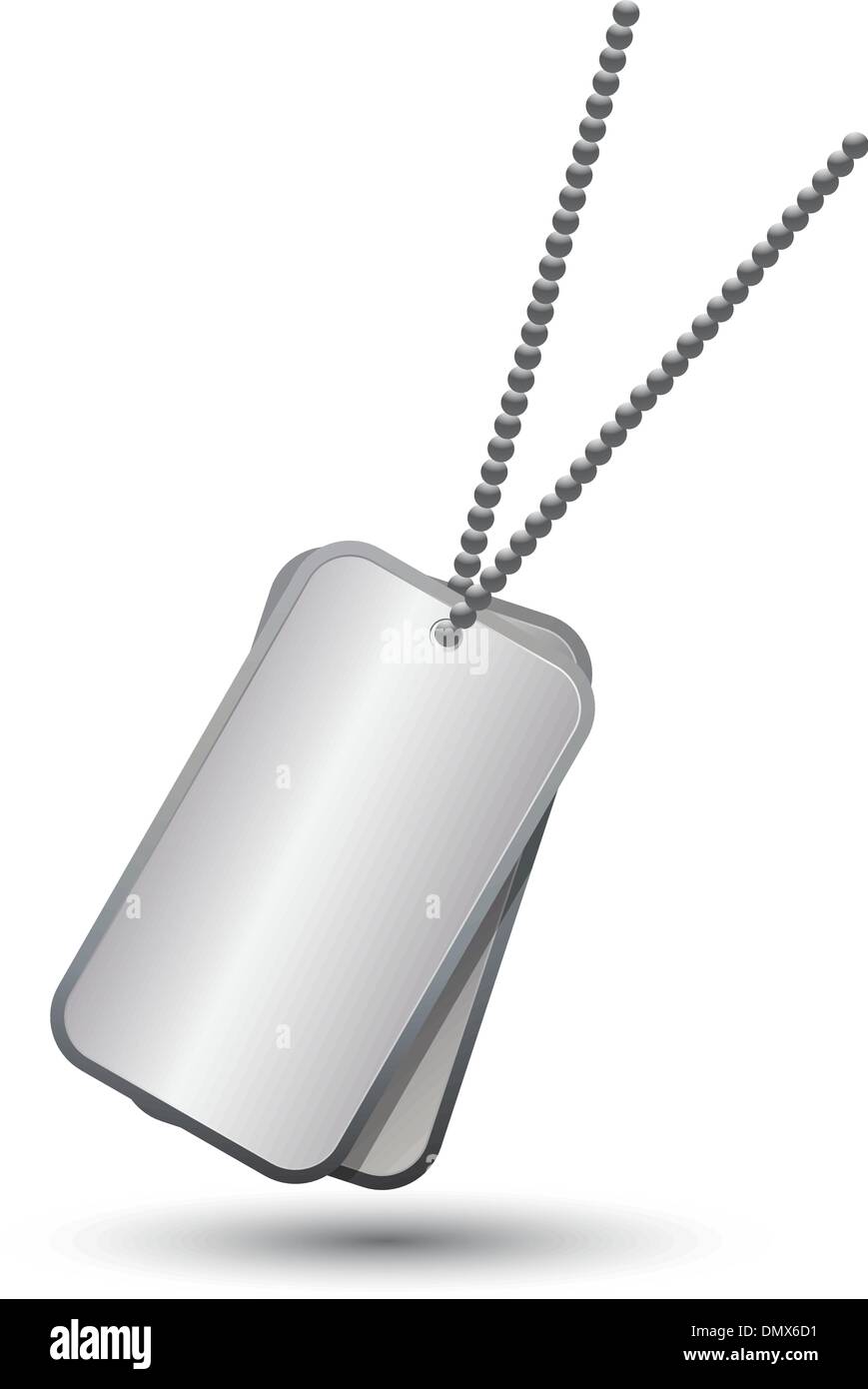Personalisierte Armee tags Stock Vektor
