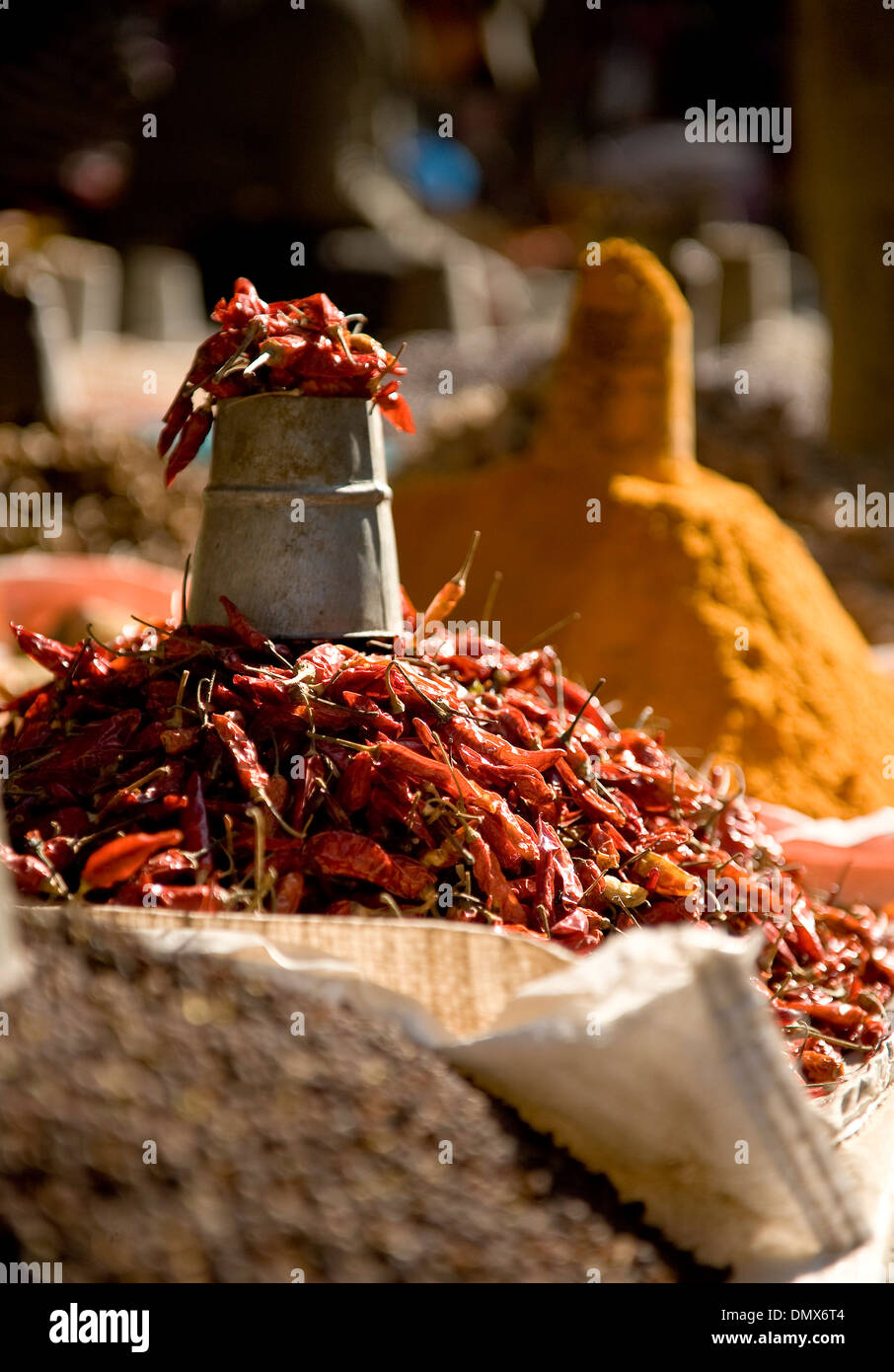 Markt, Stall, Dakshinkali Schrein, Kathmandhu Tal, Nepal Stockfoto