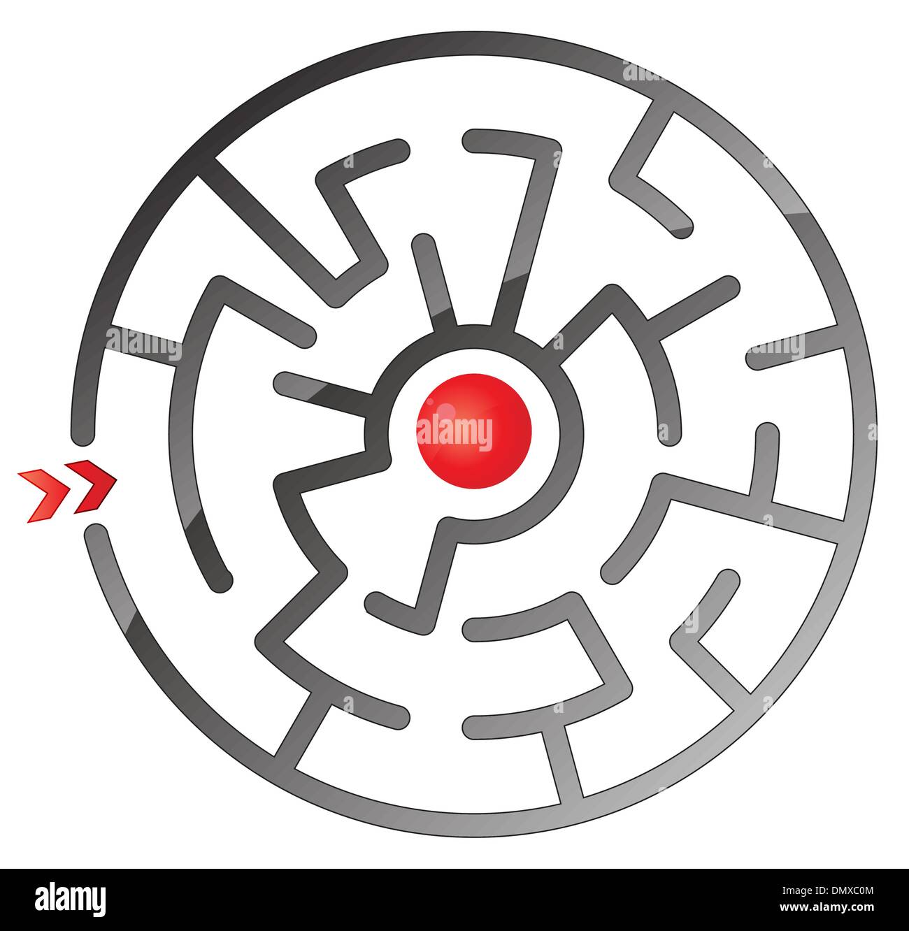 Einfaches labyrinth Ausgeschnittene Stockfotos und bilder Alamy