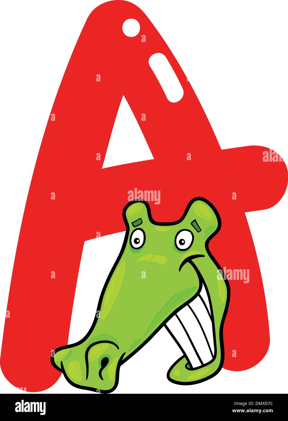 A wie alligator Stock Vektor