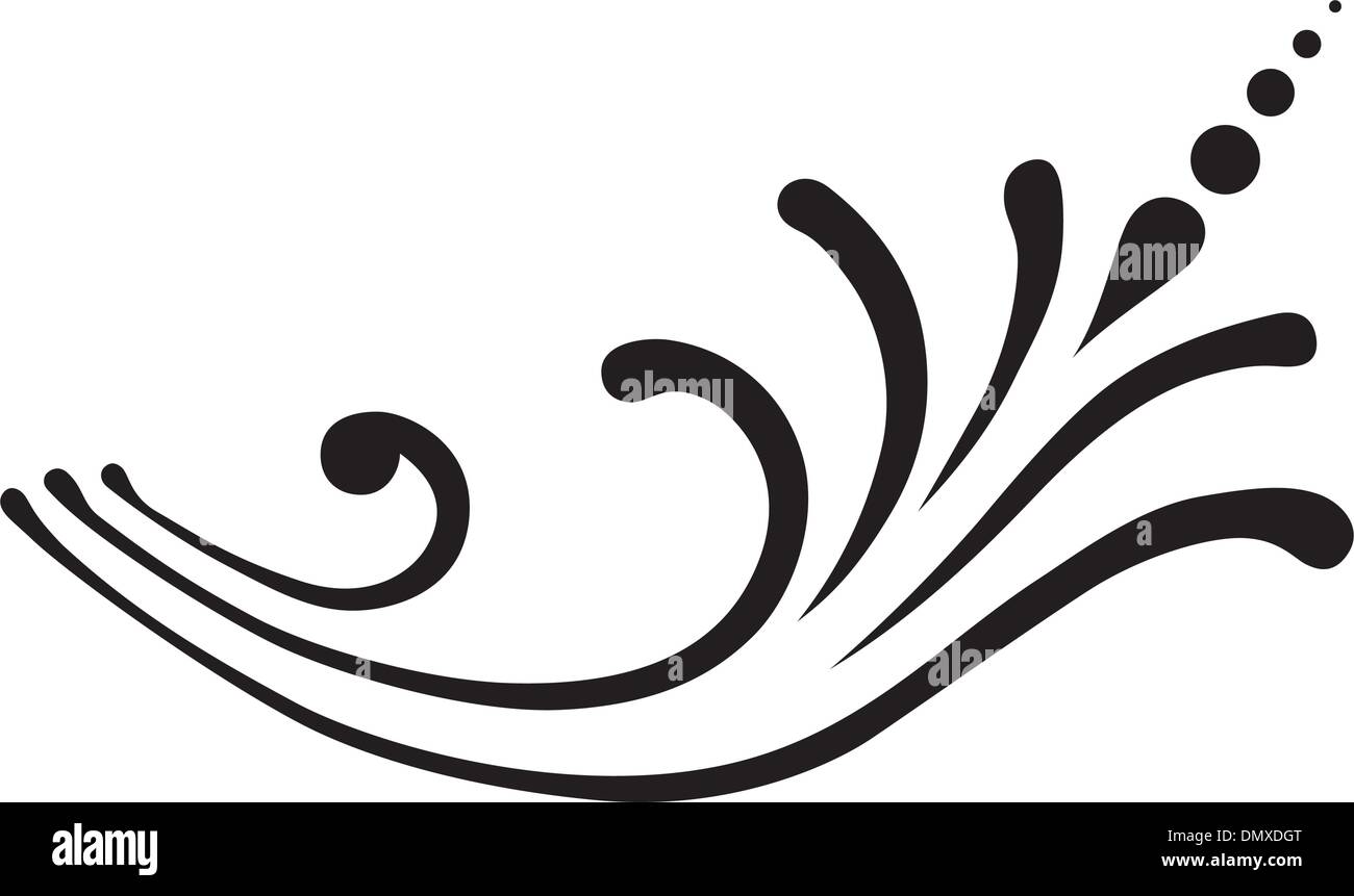 Abstrakten floralen Design. Stock Vektor