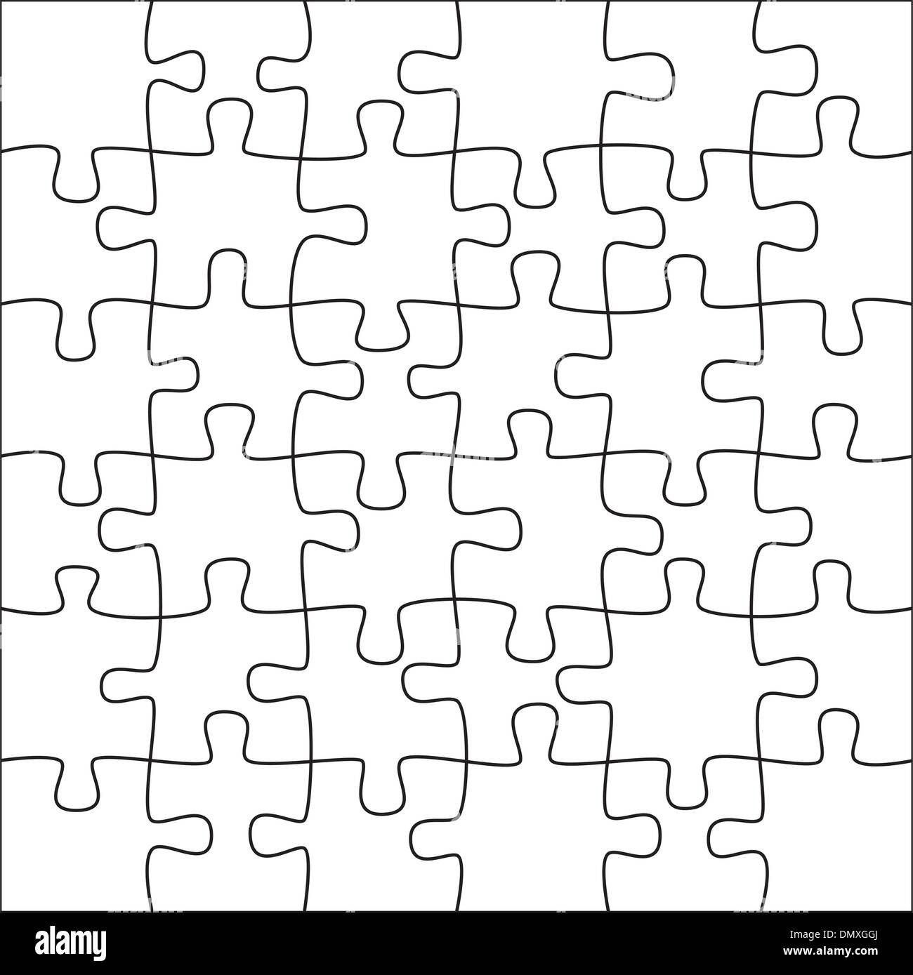Vektor-Puzzle-Hintergrund Stock Vektor