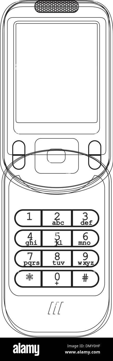 Moderne Handy Stock Vektor