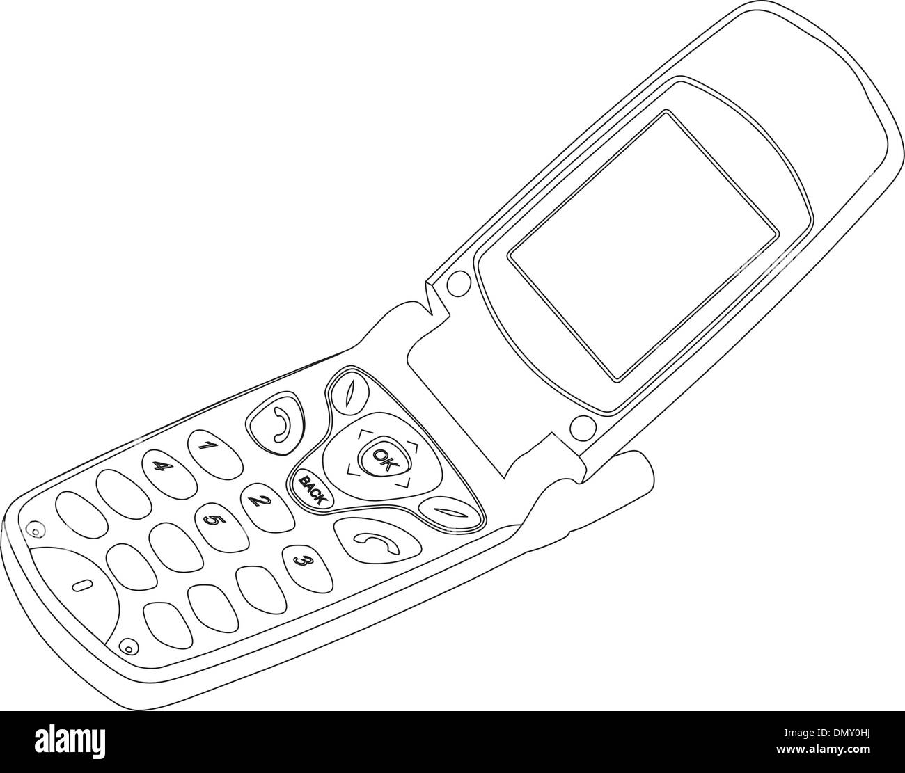 Moderne Handy Stock Vektor