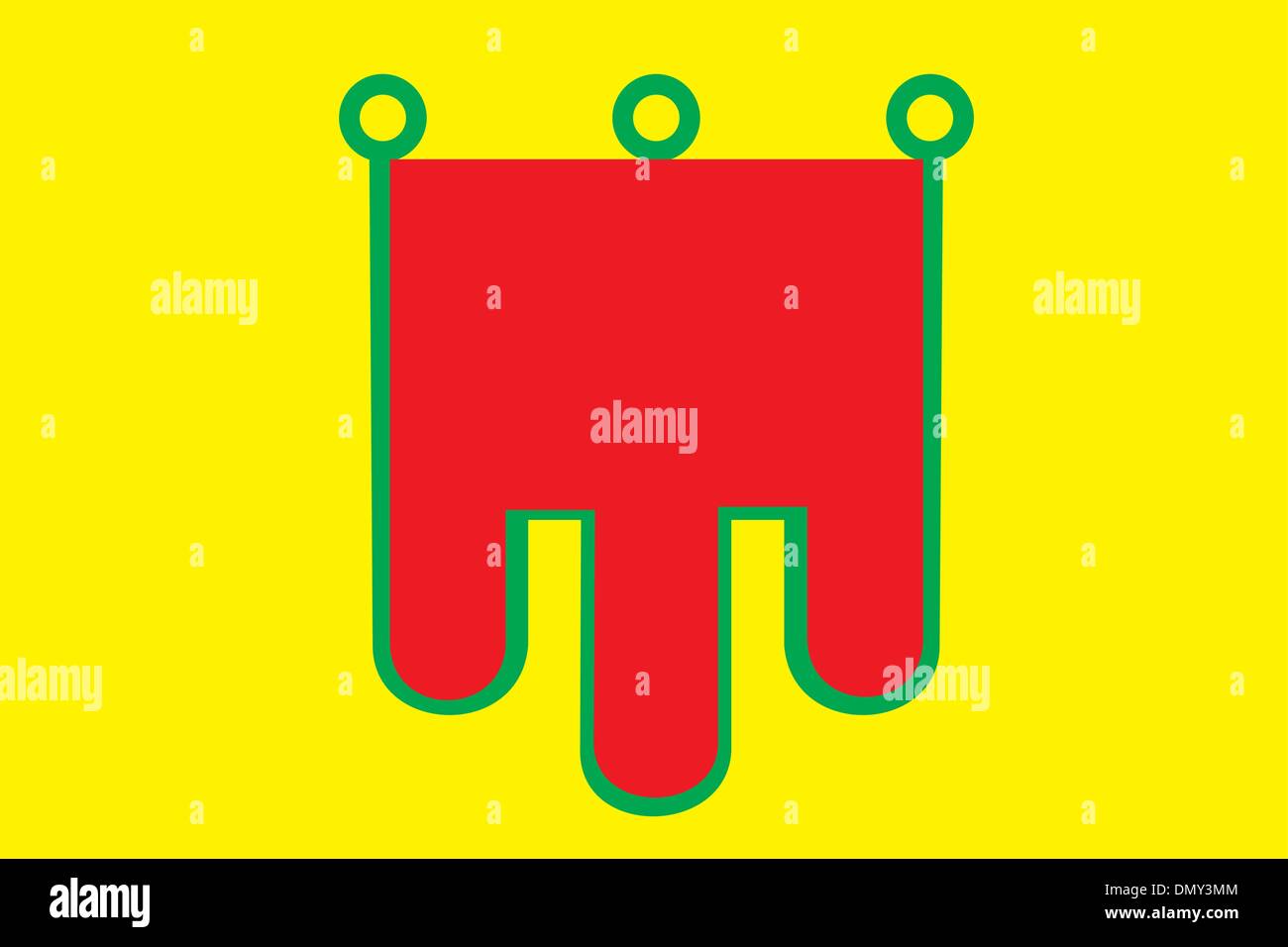 Auvergne Provreg Flagge Stock Vektor