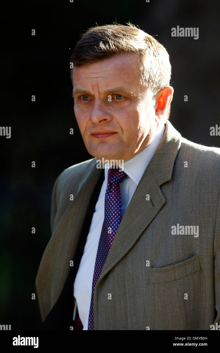 Welsh Secretary David Jones besucht der wöchentlichen Kabinettssitzung im No: 10 Downing Street in London, Großbritannien, am 24. April 2013. Stockfoto
