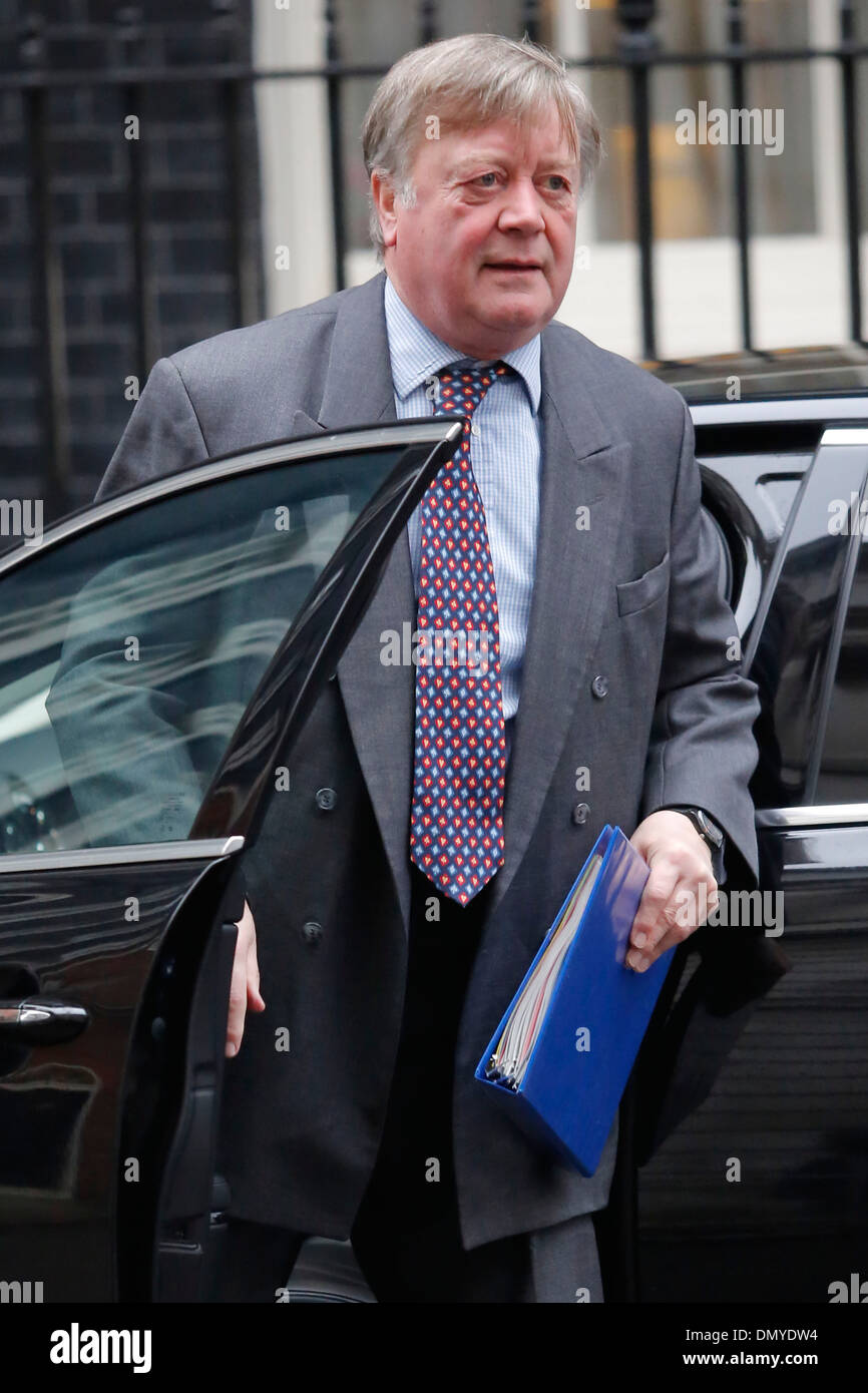 Kenneth Clarke besucht der wöchentlichen Kabinettssitzung im No: 10 Downing Street in London, Großbritannien, am 26. Februar 2013. Stockfoto