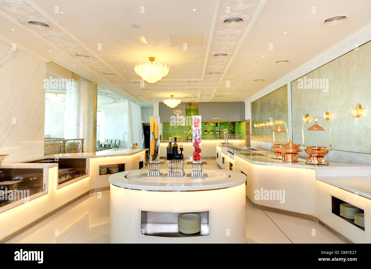 Das Interieur des Luxushotels, Ras Al Khaimah, Vereinigte Arabische ... Das Interieur des Luxushotels, Ras Al Khaimah, Vereinigte Arabische ...