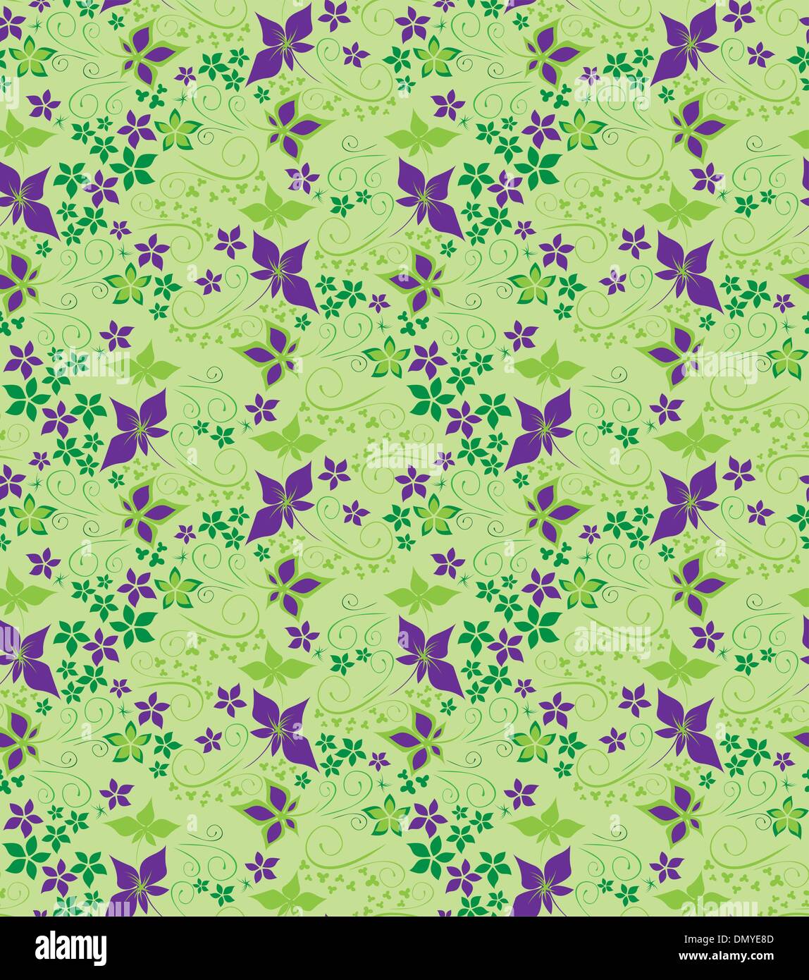 dekorative floral nahtlose Hintergrund Stock Vektor