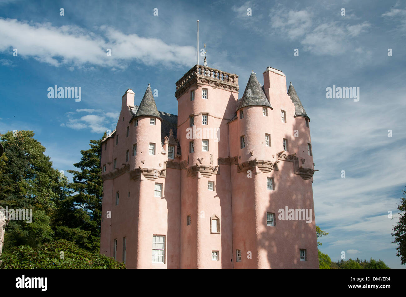 Craigievar Castle royal Deeside einem schottischen Schloss Stockfoto