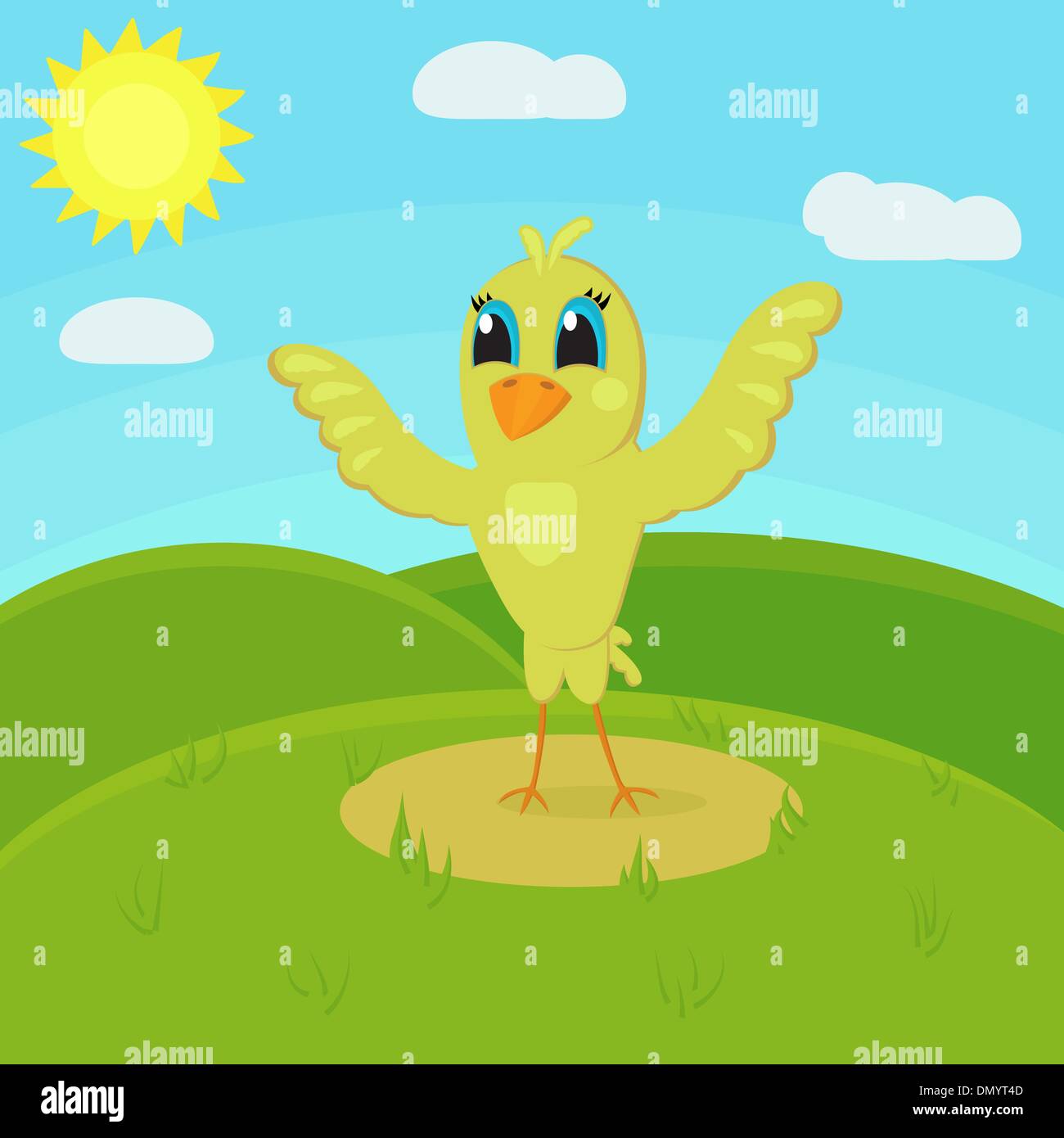 Niedliche Vögelchen Stock Vektor