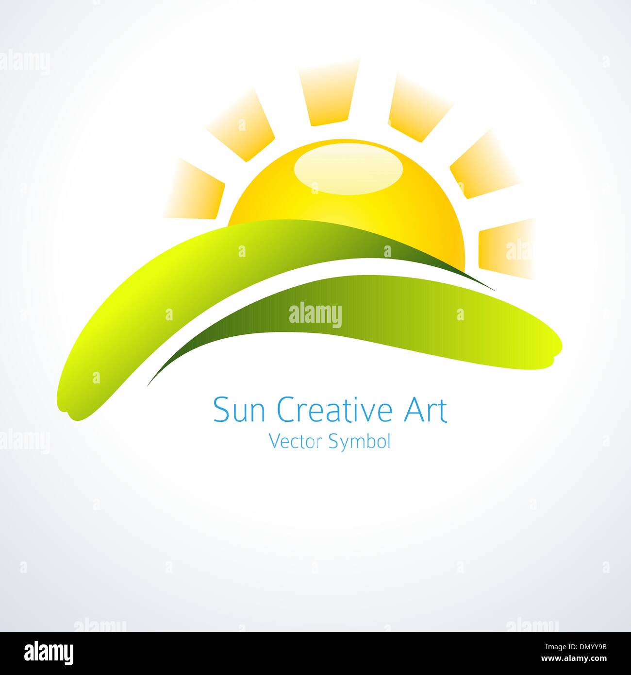 Sonnen-Symbol Vektor kreatives Design Stock Vektor
